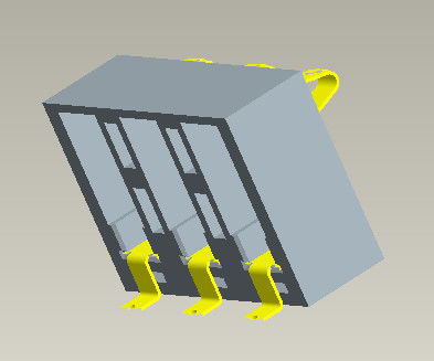 Konektor Baterai Soyoung 5.0mm Pitch SMT Konektor Baterai 3 Pin