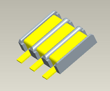Konektor Baterai 2.5mm 60V Tipe SMT dengan ukuran jarak 1.2 hingga 6.5mm