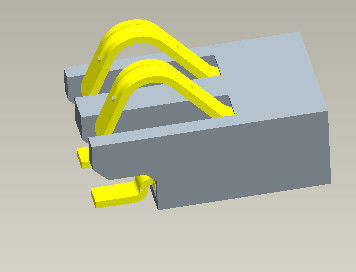 Pitch 1.27mm Konektor Pin Baterai 2-6 Pin Sertifikat SGS REACH