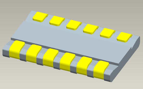 Pitch 1.27mm Konektor Baterai Konektor Cepat Baterai 12 Volt SMT Female