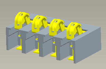 Konektor Klip Baterai 3,0mm SMT Type 3000 Cycles Life Test