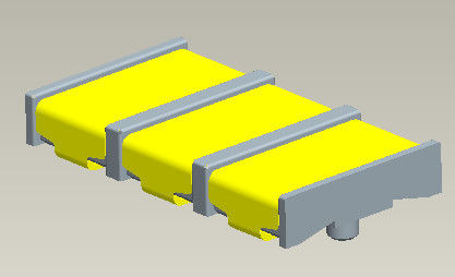 5.0AMP Pitch 4.00mm Konektor Pos Baterai Tipe SMT Wanita Dengan Pasak
