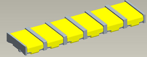 5.0AMP Pitch 4.00mm Konektor Pos Baterai Tipe SMT Wanita Dengan Pasak