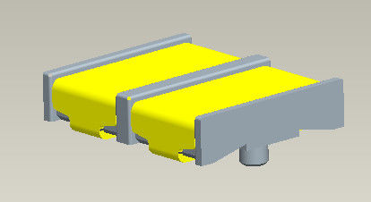 5.0AMP Pitch 4.00mm Konektor Pos Baterai Tipe SMT Wanita Dengan Pasak