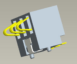 Pitch 2.5mm Konektor Baterai Konektor Baterai 4 Pin H=5.4-7.0mm