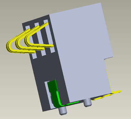 Pitch 2.5mm Konektor Baterai Konektor Baterai 4 Pin H=5.4-7.0mm