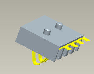 Konektor Pengisi Daya Baterai Pitch 2.5mm H Baterai 3.0mm Konektor 4 Pin Tipe SMT