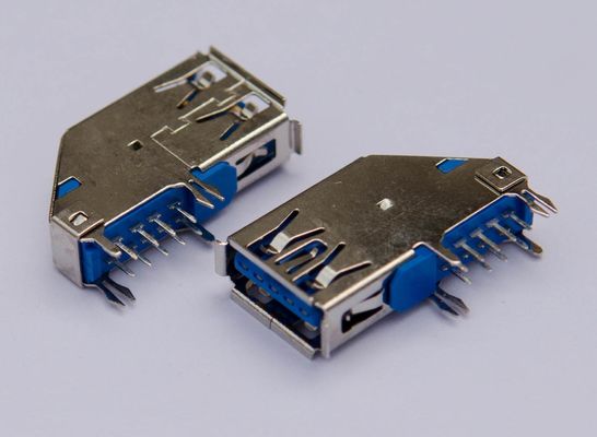 Konektor Output Input Berkecepatan Tinggi Konektor Usb 3.0 Tipe A Tipe Dip 90°