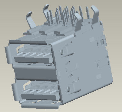 Konektor Output Input Kecepatan Tinggi 1,0Amp USB 3.0 A Type Female