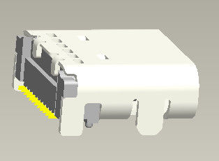 Konektor 24 PIN Tipe C Usb 3.1 Female Right Angle 90° Double SMT