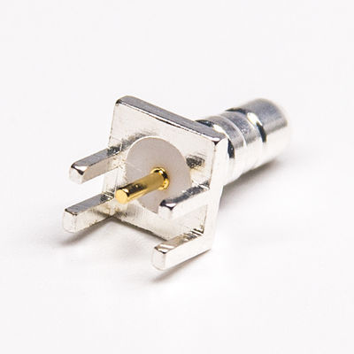 4 Lubang RF Sma Smb Connector 14.7MM untuk menghubungkan kabel koaksial