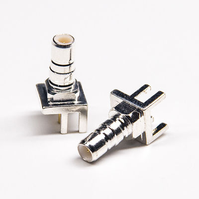 4 Lubang RF Sma Smb Connector 14.7MM untuk menghubungkan kabel koaksial