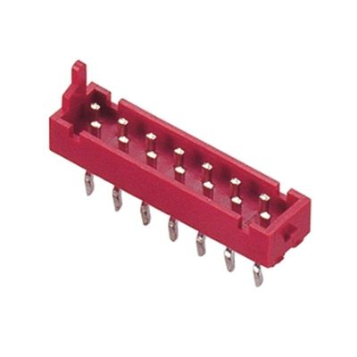1.27mm * 1.5mm IDC Header Connector Pcb Receptacle Connector Cocok dengan Jenis Dip Pria