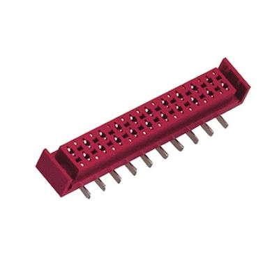 Konektor Tipe Smt 1.27mm * 1.5mm Bersertifikat ROHS Mikro Merah
