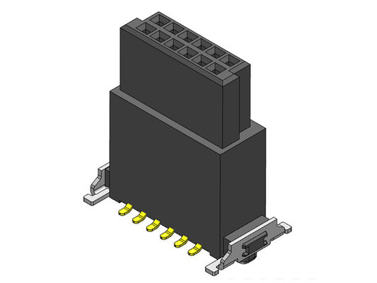 H 13.65mm Mengambang Papan Berkecepatan Tinggi Ke Konektor Papan 1.27mm