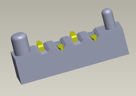 1.27mm Permukaan Gunung Kepala Wanita Baris Tunggal Dengan Pegs 1 * 3 Pin Untuk 1 * 40 Pin H2.00mm