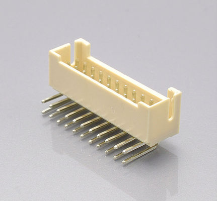 2.0mm Papan sirkuit Wire Connectors Wafer Baris ganda Sudut kanan 90° Dip Tipe PHB2.0 Seri