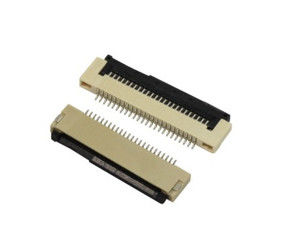Pitch 0.5mm Fpc Konektor 4 Pin Untuk 68 Pin Sudut Kanan 90° Mudah Pada Smt Tipe H 2.55mm