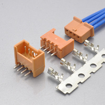 1.25mm wafer wafer ke konektor papan tunggal UL94V0 Nylon-66 2-8pin DF13