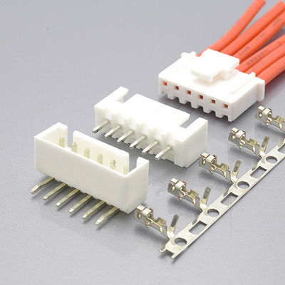 Pitch 2.5mm Wire To Board Wafer Connectors Right Angle 90° DIP Type 2Pin-16Pin Dengan Kink Pin